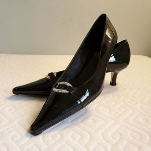 Pointed Patent Leather Heels